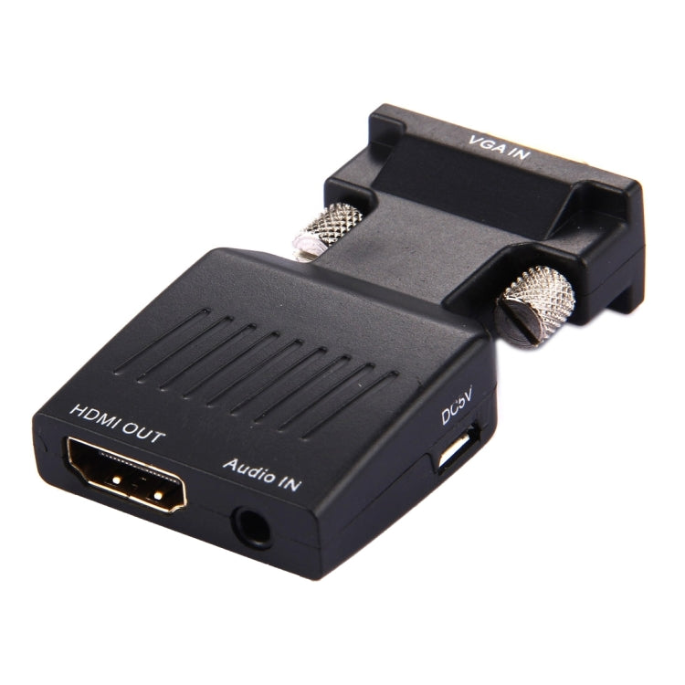 Convertisseur vidéo HD 1080P VGA vers HDMI + audio pour moniteur HDTV et projecteur, VGA vers HDMI+Audio