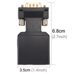 Convertisseur vidéo HD 1080P VGA vers HDMI + audio pour moniteur HDTV et projecteur, VGA vers HDMI+Audio