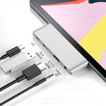 HW-TC29 Hub multifonction 4 en 1 Type-C / USB-C, adaptateur d'extension pour iPad Pro