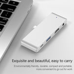 HW-TC29 Hub multifonction 4 en 1 Type-C / USB-C, adaptateur d'extension pour iPad Pro