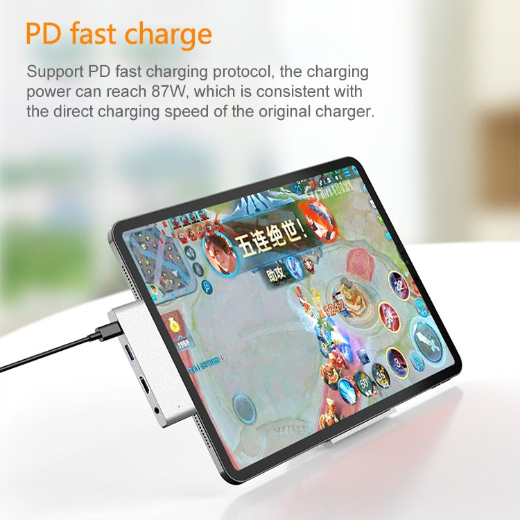 HW-TC29 Hub multifonction 4 en 1 Type-C / USB-C, adaptateur d'extension pour iPad Pro