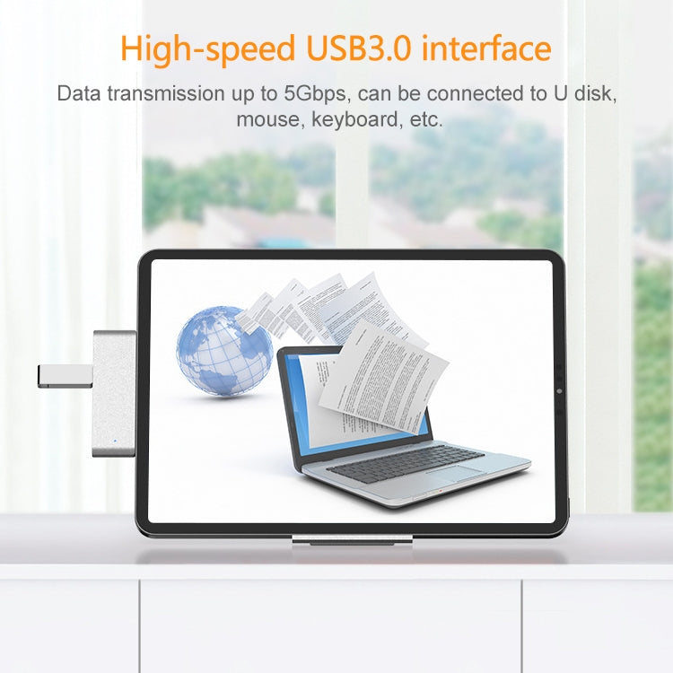 HW-TC29 Hub multifonction 4 en 1 Type-C / USB-C, adaptateur d'extension pour iPad Pro