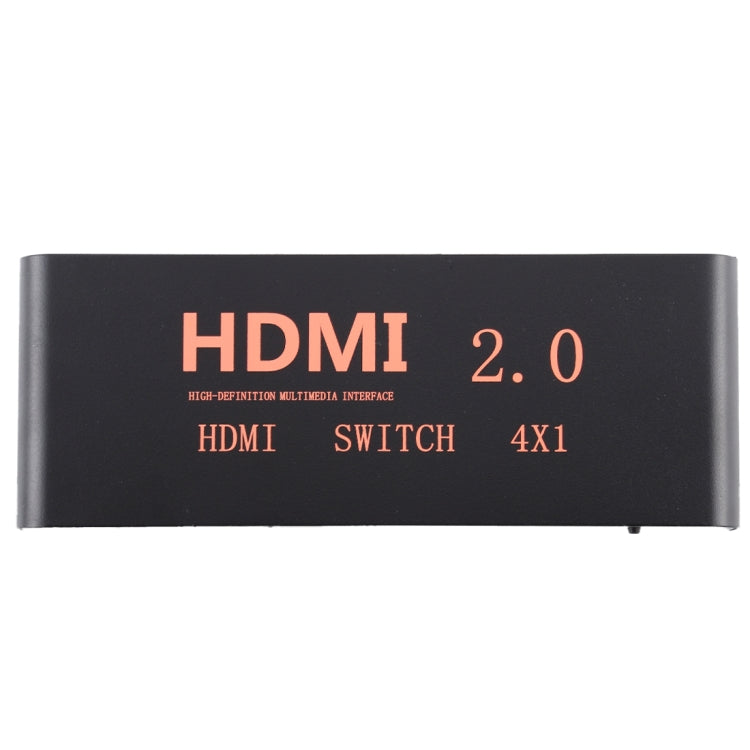 Commutateur HDMI 2.0 4X1 4K/60Hz avec télécommande, prise EU, 4X1