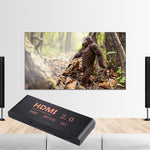 Commutateur HDMI 2.0 4X1 4K/60Hz avec télécommande, prise EU, 4X1