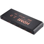 Commutateur HDMI 2.0 4X1 4K/60Hz avec télécommande, prise EU, 4X1