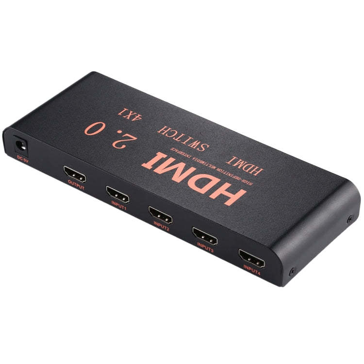 Commutateur HDMI 2.0 4X1 4K/60Hz avec télécommande, prise EU, 4X1