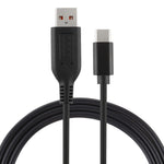 Câble adaptateur chargeur secteur Yoga 3 interface vers Type-C / USB-C mâle pour Lenovo Yoga 3, longueur environ 1,8 m