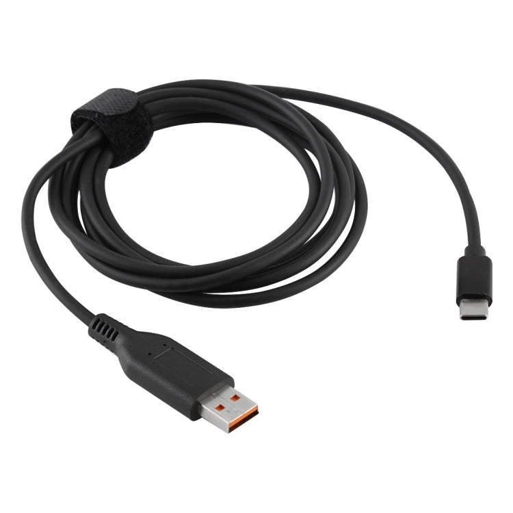Câble adaptateur chargeur secteur Yoga 3 interface vers Type-C / USB-C mâle pour Lenovo Yoga 3, longueur environ 1,8 m