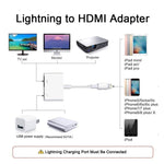 E-Gin-LTH-002 Adaptateur numérique AV 8 broches vers HDMI + port de charge USB pour écran de télévision HD 1080P, E-Gin-LTH-002