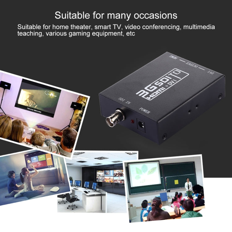 Convertisseur NEWKENG NK-A8 3G SDI vers HDMI + DVI