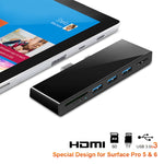 ROCKETEK SK-S5H hub lecteur de carte mémoire 3 x USB 3.0 + HDMI + SD / TF adaptateur HDMI 4K, SK-S5H