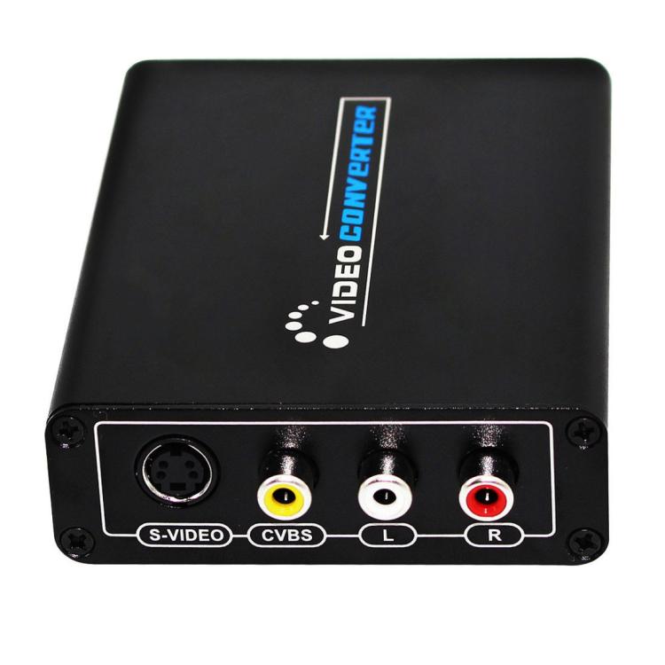 Convertisseur HDMI vers composite / AV S-Video adaptateur vidéo RCA CVBS/L/R, prise EU, HDMI vers AV + S-Video