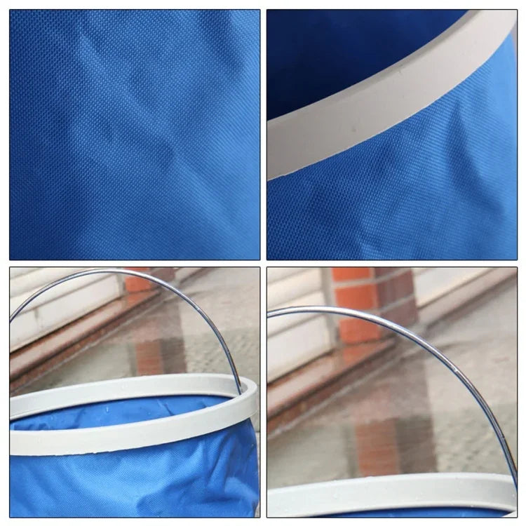 Seau d'eau pliable extensible en tissu Oxford 11 litres/2,9 gallons KANEED pour camping/lavage de voiture/pêche/randonnée/plage, Livraison couleur aléatoire, Seau d'eau pliable extensible pratique