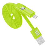 HAWEEL Câble de synchronisation et de charge de données USB 2-en-1 Micro USB et 8 broches vers USB de 1 m, câble 2-en-1 avec deux connecteurs