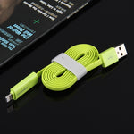 HAWEEL Câble de synchronisation et de charge de données USB 2-en-1 Micro USB et 8 broches vers USB de 1 m, câble 2-en-1 avec deux connecteurs