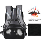 Sac à dos ordinateur portable HAWEEL 14W pliable amovible panneau solaire extérieur portable toile double épaule, sortie USB : 5V 2.1A max