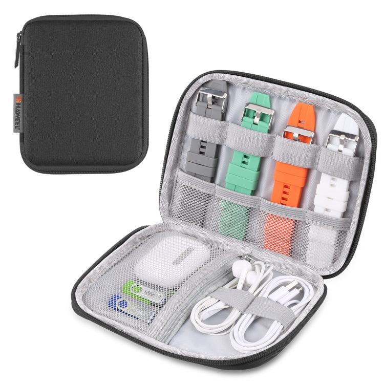 Boîte de rangement pour bracelet de montre HAWEEL, étui de rangement pour écouteurs/clé USB/câble numérique, taille : S