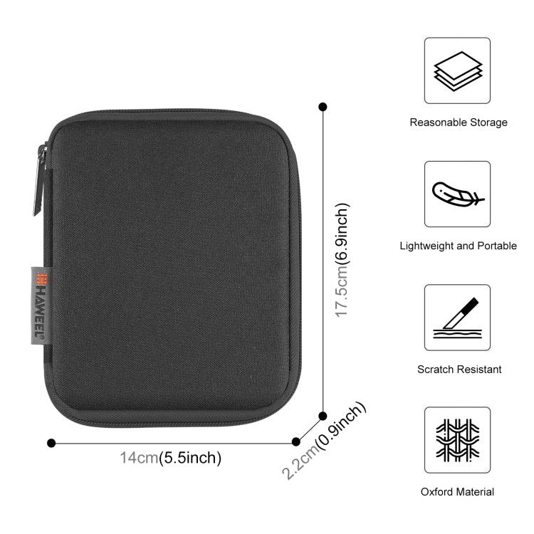 Boîte de rangement pour bracelet de montre HAWEEL, étui de rangement pour écouteurs/clé USB/câble numérique, taille : S