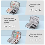 Boîte de rangement pour bracelet de montre HAWEEL, étui de rangement pour écouteurs/clé USB/câble numérique, taille : S