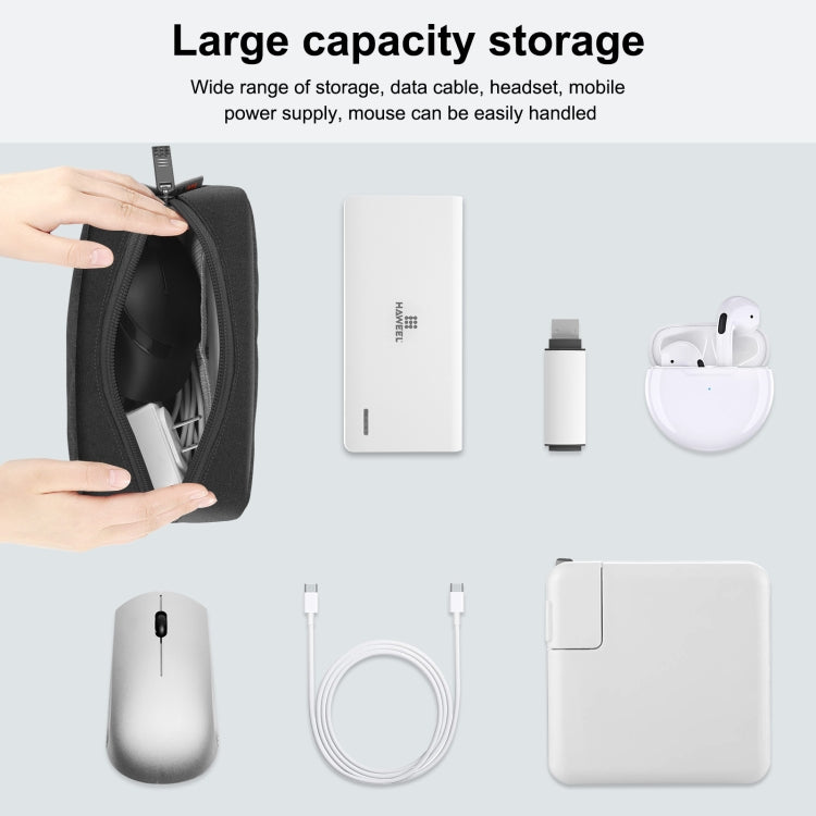 HAWEEL Sac de rangement organisateur électronique pour chargeur, batterie externe, câbles, souris, écouteurs, Taille : S, Organisateur électronique, Taille : S