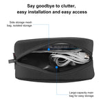 Sac de rangement organisateur électronique HAWEEL pour chargeur, batterie externe, câbles, souris, écouteurs, taille : L, organisateur électronique, taille : L