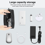 Sac de rangement organisateur électronique HAWEEL pour chargeur, batterie externe, câbles, souris, écouteurs, taille : L, organisateur électronique, taille : L