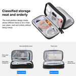 HAWEEL Electronic Organizer Double Layers Storage Bag for Cables, Charger, Power Bank, Phones, Earphones, Double Layers Organizer