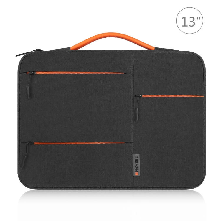 Étui à manchette HAWEEL 13,0 pouces avec fermeture éclair, sacoche pour ordinateur portable pour Macbook, Samsung, Lenovo Thinkpad, Sony, DELL Alienware, CHUWI, ASUS, HP, ordinateurs portables 13 à 13,5 pouces