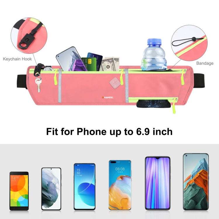 HAWEEL Ceinture de Course Sac Banane Sport Imperméable Pochette de Téléphone à la Taille, Pochette de Téléphone à la Taille