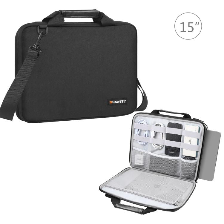 Sacoche bandoulière HAWEEL 15,0 à 16,0 pouces pour ordinateur portable, pour Macbook, Lenovo Thinkpad, ASUS, HP, 15,0 à 16,0 pouces