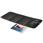 HAWEEL 21W Foldable Solar Panel Charger with 5V 3A Max Dual USB Ports, 21W Panel(B)