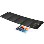 HAWEEL Chargeur de Panneau Solaire Pliable 28W avec Double Ports USB 5V 3A Max, Panneau 28W (B)