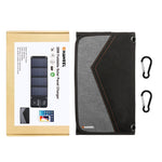 HAWEEL Chargeur de Panneau Solaire Pliable 28W avec Double Ports USB 5V 3A Max, Panneau 28W (B)