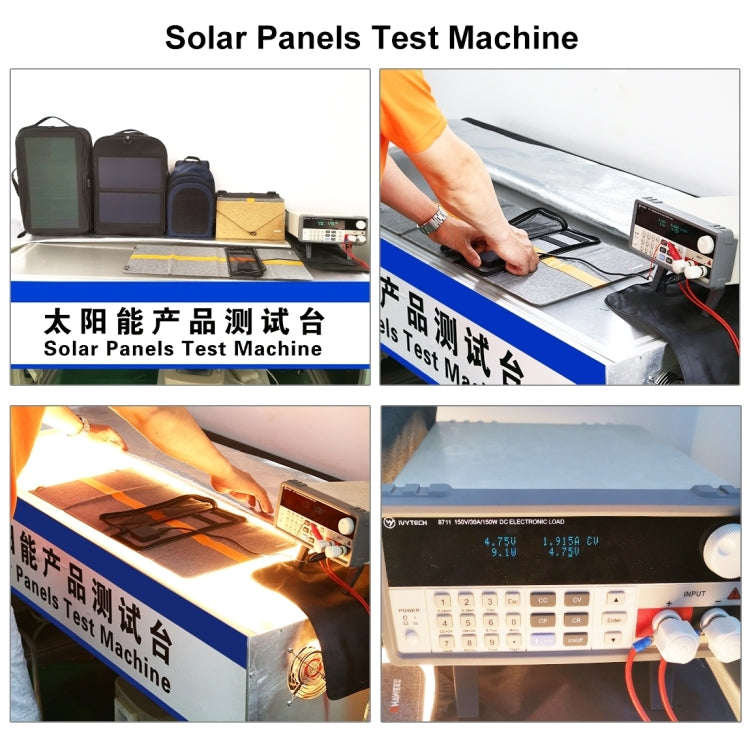 HAWEEL Chargeur de Panneau Solaire Pliable 28W avec Double Ports USB 5V 3A Max, Panneau 28W (B)