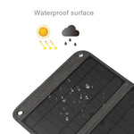 HAWEEL Chargeur de Panneau Solaire Pliable 28W avec Double Ports USB 5V 3A Max, Panneau 28W (B)