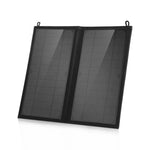 Chargeur solaire pliable HAWEEL 12W 2 panneaux avec double port USB 5V / 3.1A max, support QC3.0 et AFC, 12W 2 panneaux