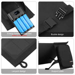 Chargeur solaire pliable HAWEEL 12W 2 panneaux avec double port USB 5V / 3.1A max, support QC3.0 et AFC, 12W 2 panneaux