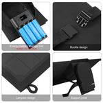 Chargeur solaire pliable HAWEEL 18W à 3 panneaux avec sac, ports USB doubles 5V / 3,1A max, compatible QC3.0 et AFC, 18W 3 panneaux