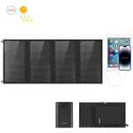 Chargeur solaire pliable HAWEEL 24W à 4 panneaux avec sac, ports USB doubles 5V / 3,1A max, compatible QC3.0 et AFC, 24W 4 panneaux