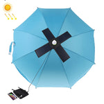 Chargeur solaire pliable HAWEEL 28W avec panneau parapluie supérieur, ports USB doubles 5V 3A max, compatible QC3.0 / FCP / SCP / AFC / SFCP