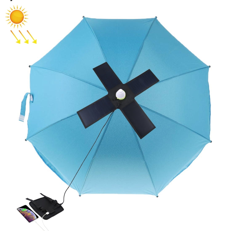 Chargeur solaire pliable HAWEEL 28W avec panneau parapluie supérieur, ports USB doubles 5V 3A max, compatible QC3.0 / FCP / SCP / AFC / SFCP