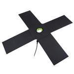 Chargeur solaire pliable HAWEEL 28W avec panneau parapluie supérieur, ports USB doubles 5V 3A max, compatible QC3.0 / FCP / SCP / AFC / SFCP
