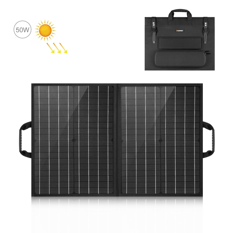 Chargeur solaire pliable HAWEEL 50W avec sac de voyage pliable, 50W