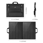 Chargeur solaire pliable HAWEEL 50W avec sac de voyage pliable, 50W