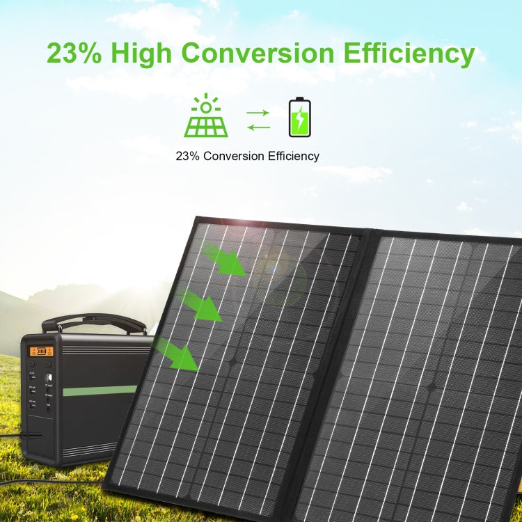 Chargeur solaire pliable HAWEEL 50W avec sac de voyage pliable, 50W