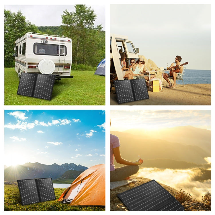 Chargeur solaire pliable HAWEEL 50W avec sac de voyage pliable, 50W