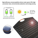 Chargeur solaire pliable HAWEEL 100W avec sac de voyage pliable, 100W