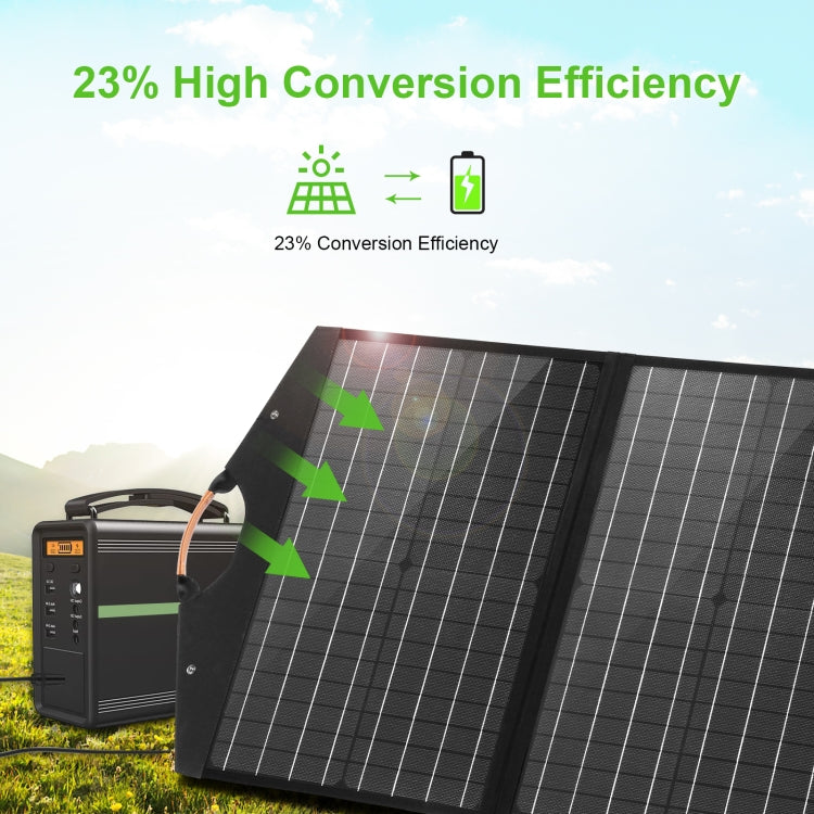Chargeur solaire pliable HAWEEL 100W avec sac de voyage pliable, 100W