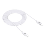 Câble de données de charge rapide HAWEEL 25W 3A Type-C / USB-C vers Type-C / USB-C PD, longueur : 2m, Type-C vers Type-C 2m
