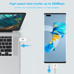 Câble de données de charge rapide HAWEEL 25W 3A Type-C / USB-C vers Type-C / USB-C PD, longueur : 2m, Type-C vers Type-C 2m